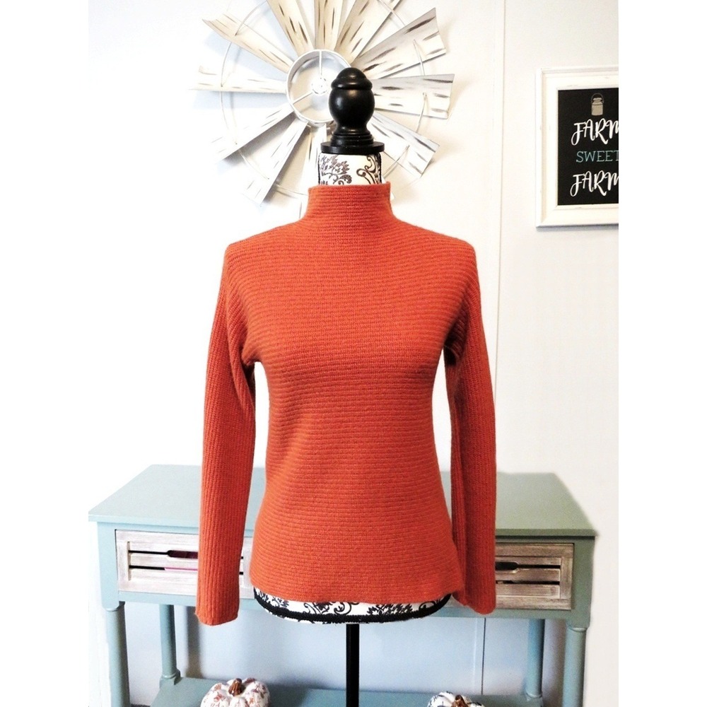 Bartolini Italy Wool Cashmere Blend Ribbed Sweater Size Small Made in Italy - Picture 2 of 12